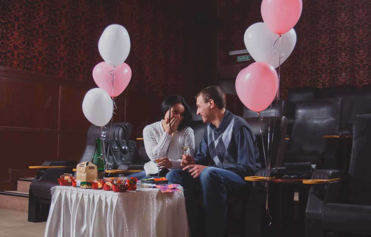 Романтическое свидание в кинотеатре в Тольятти