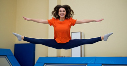 Прыжки в батутном центре